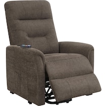 esme light brown recliner   