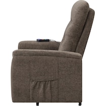 esme light brown recliner   