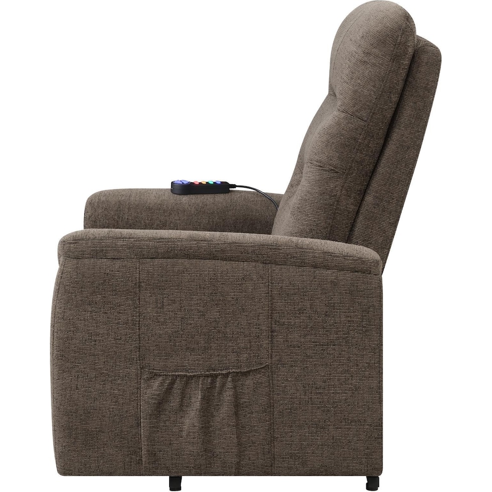esme light brown recliner   