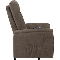 esme light brown recliner   