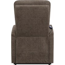 esme light brown recliner   