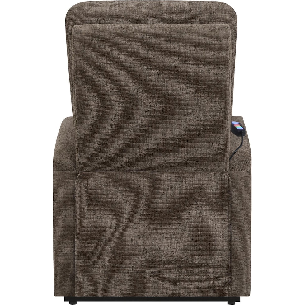 esme light brown recliner   