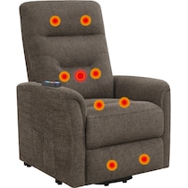 esme light brown recliner   