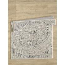esona cream gray area rug  x    