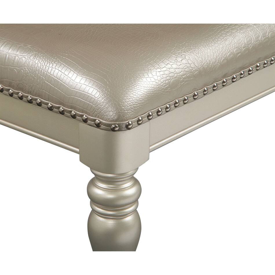 Esquire Bench Platinum Value City Furniture