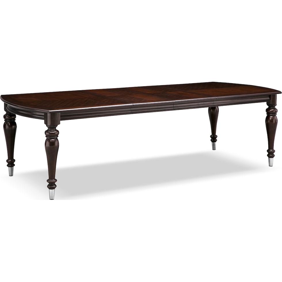 esquire dark brown dining table   