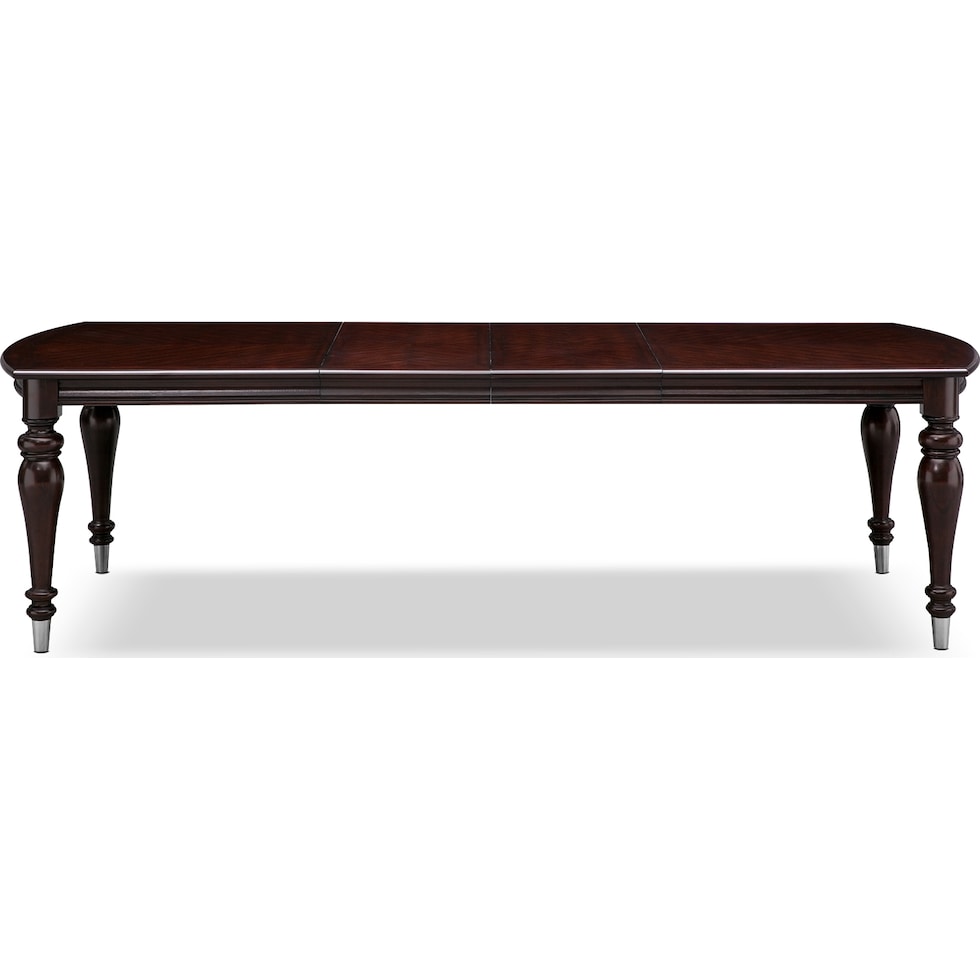 esquire dark brown dining table   