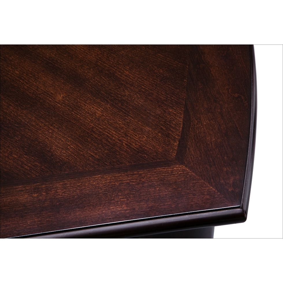 esquire dark brown dining table   