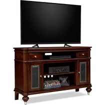 esquire dark brown tv stand   