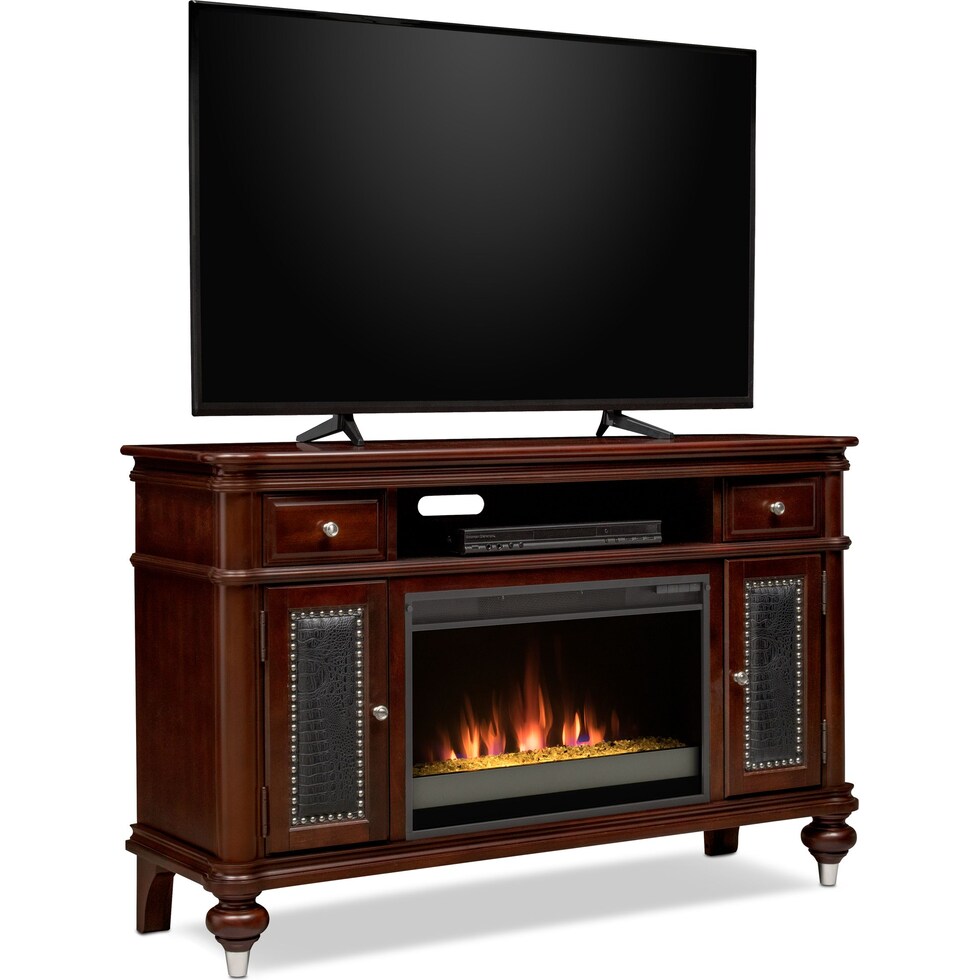 esquire dark brown tv stand   