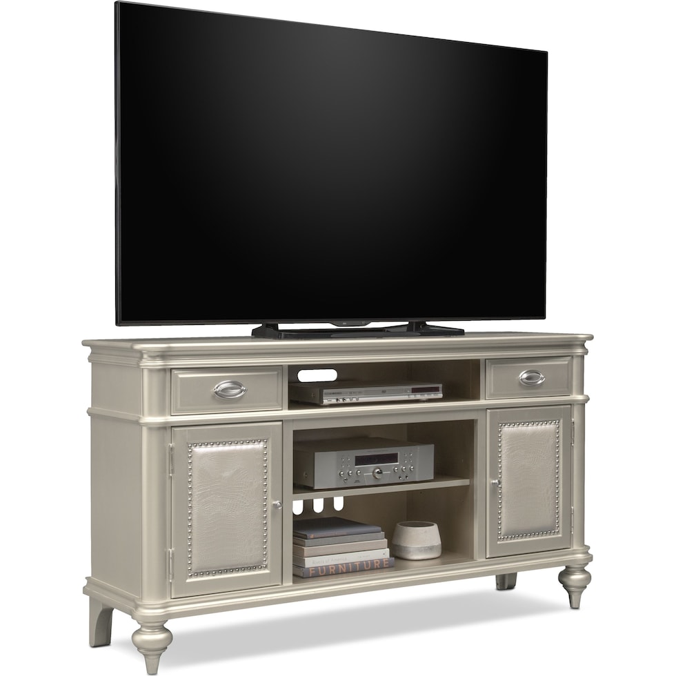 esquire white tv stand   