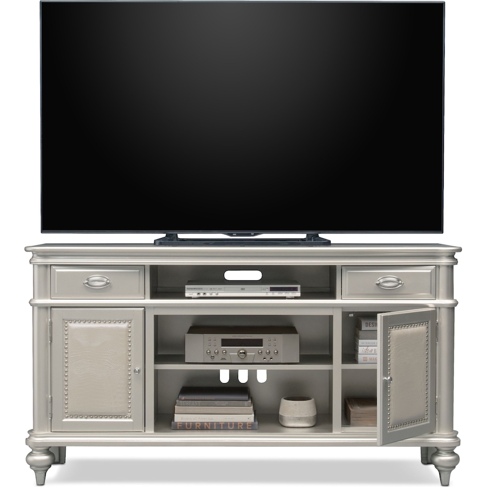 esquire white tv stand   