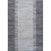 essentials gray ivory charcoal area rug  x    