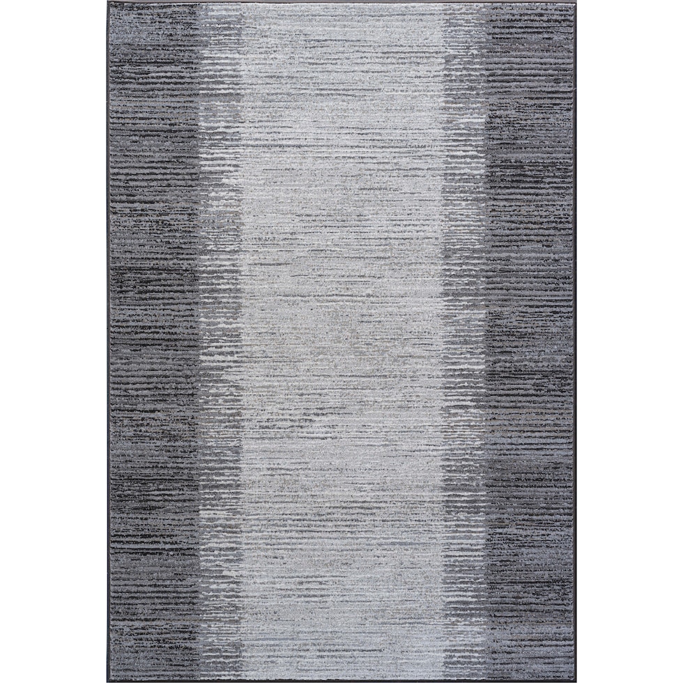 essentials gray ivory charcoal area rug  x    