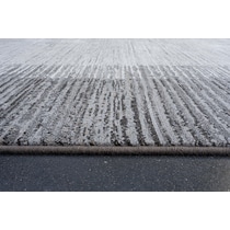essentials gray ivory charcoal area rug  x    