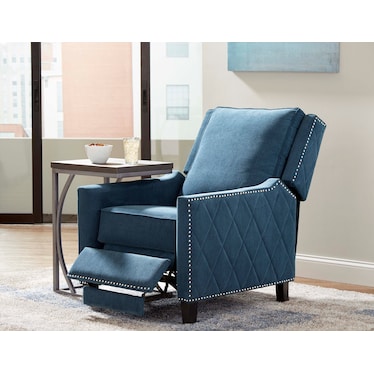 Essex Manual Recliner - Navy