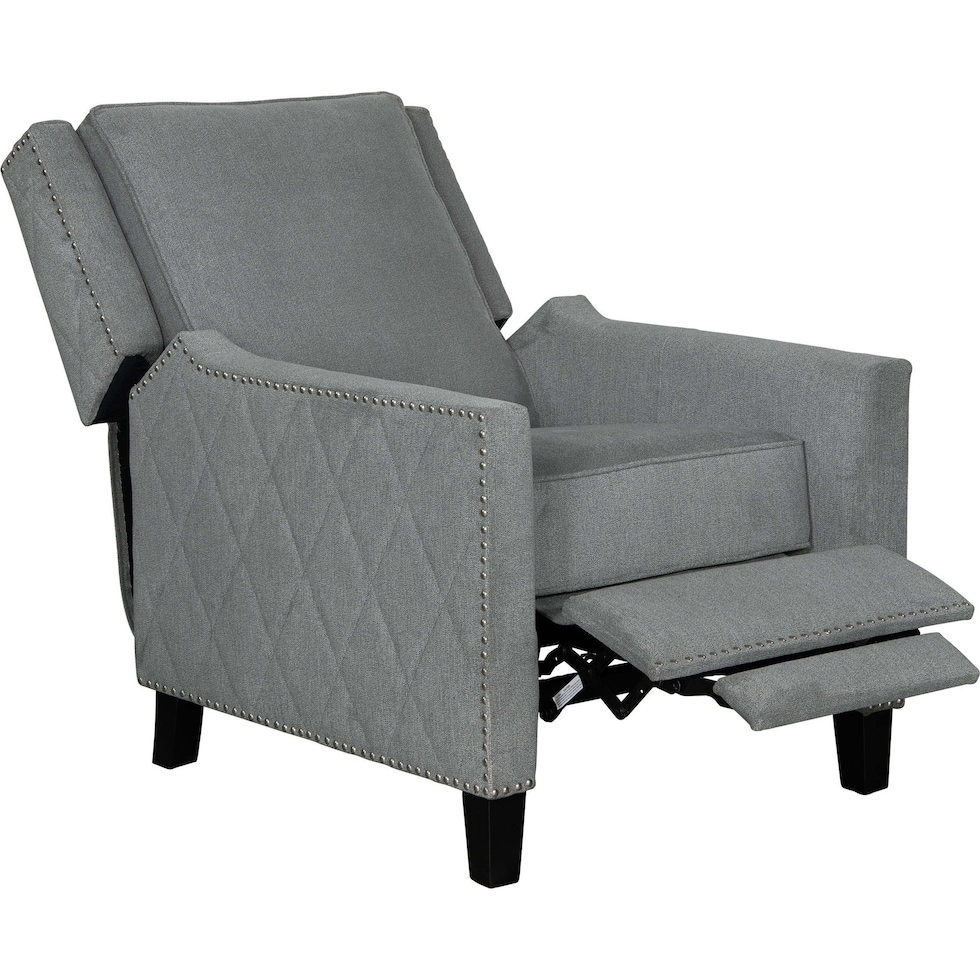 essex gray recliner   