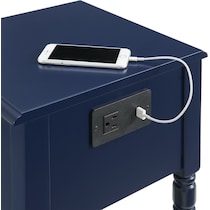 estelle blue nightstand   