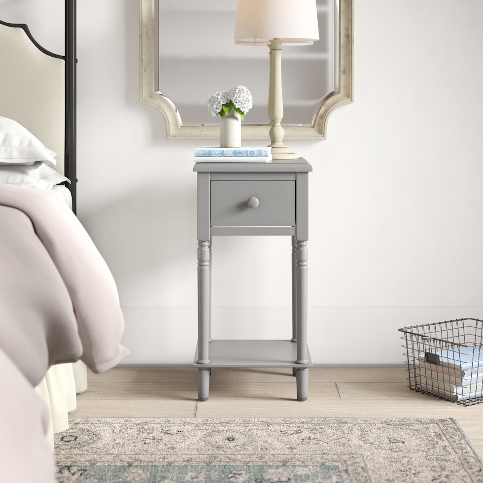 estelle gray nightstand   