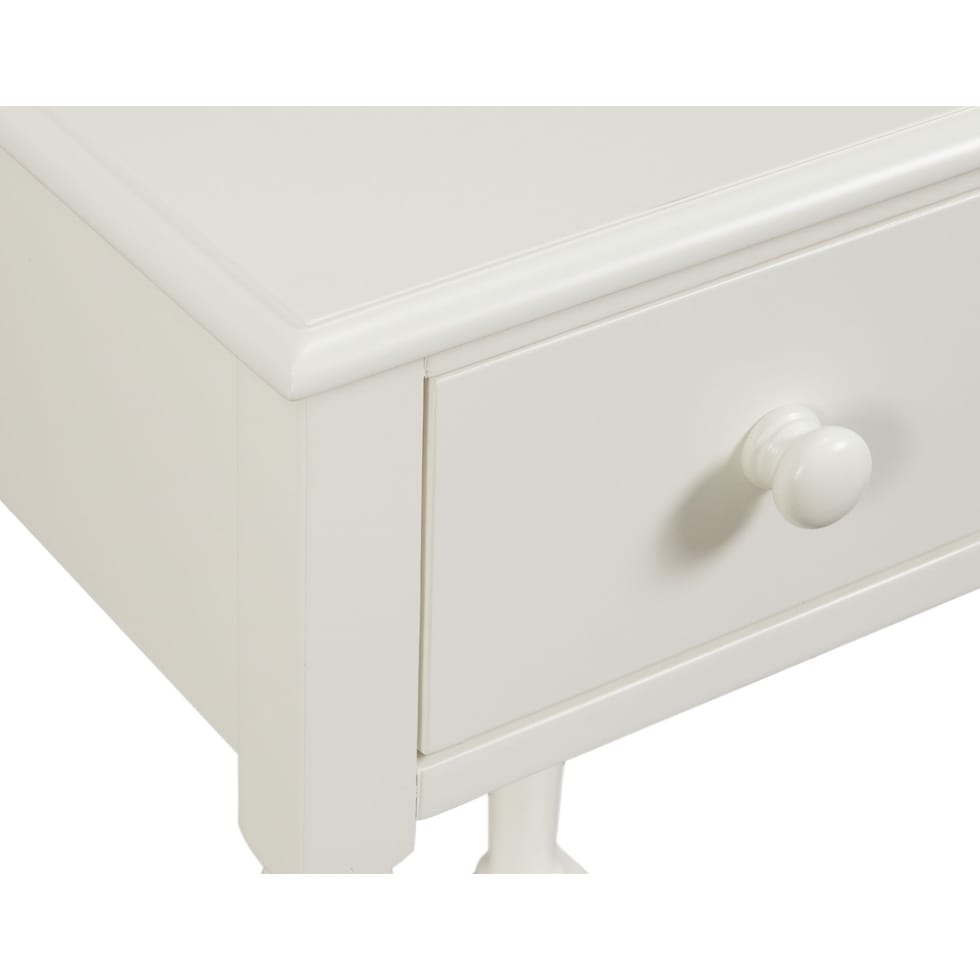 estelle white nightstand   