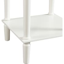 estelle white nightstand   