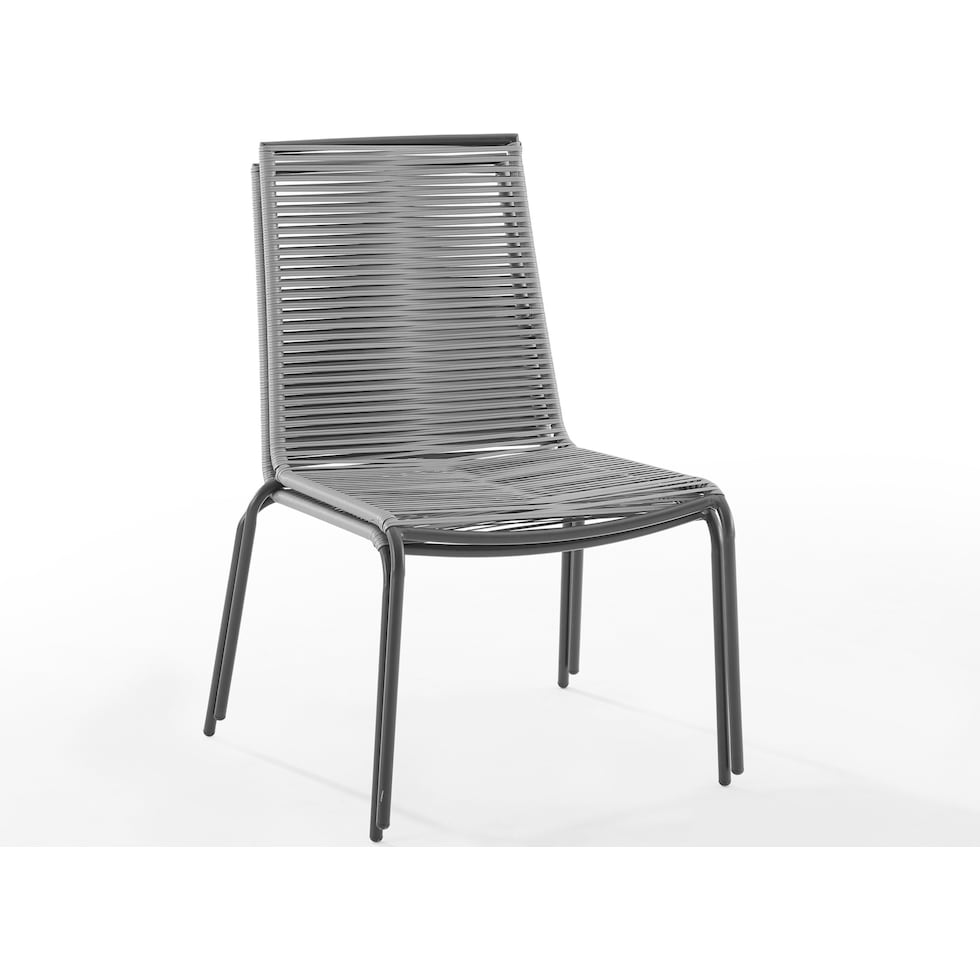 estero gray outdoor chair set   