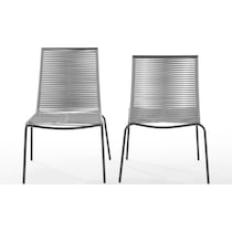 estero gray outdoor chair set   