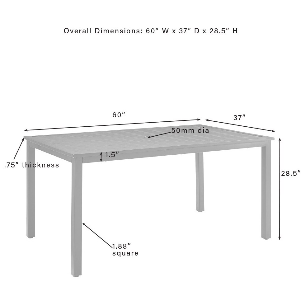 estero gray outdoor dinette   