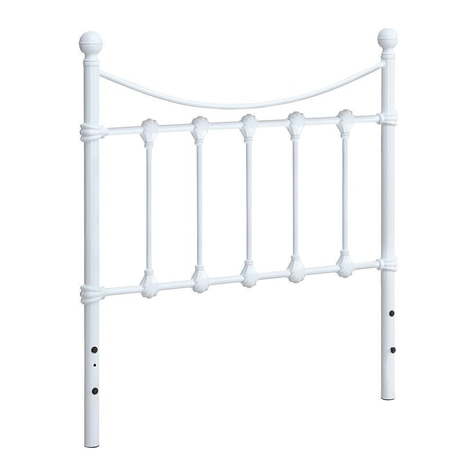 estes white twin headboard   