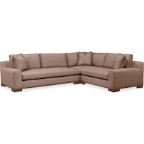ethan abington tw antler  pc sectional with left facing sofa   