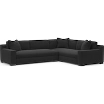 ethan black sectional   