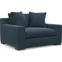 ethan blue chair and a half   