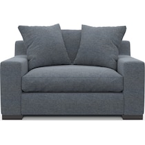 ethan blue chair and a half   