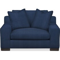 ethan blue chair and a half   