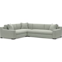 ethan blue sectional   