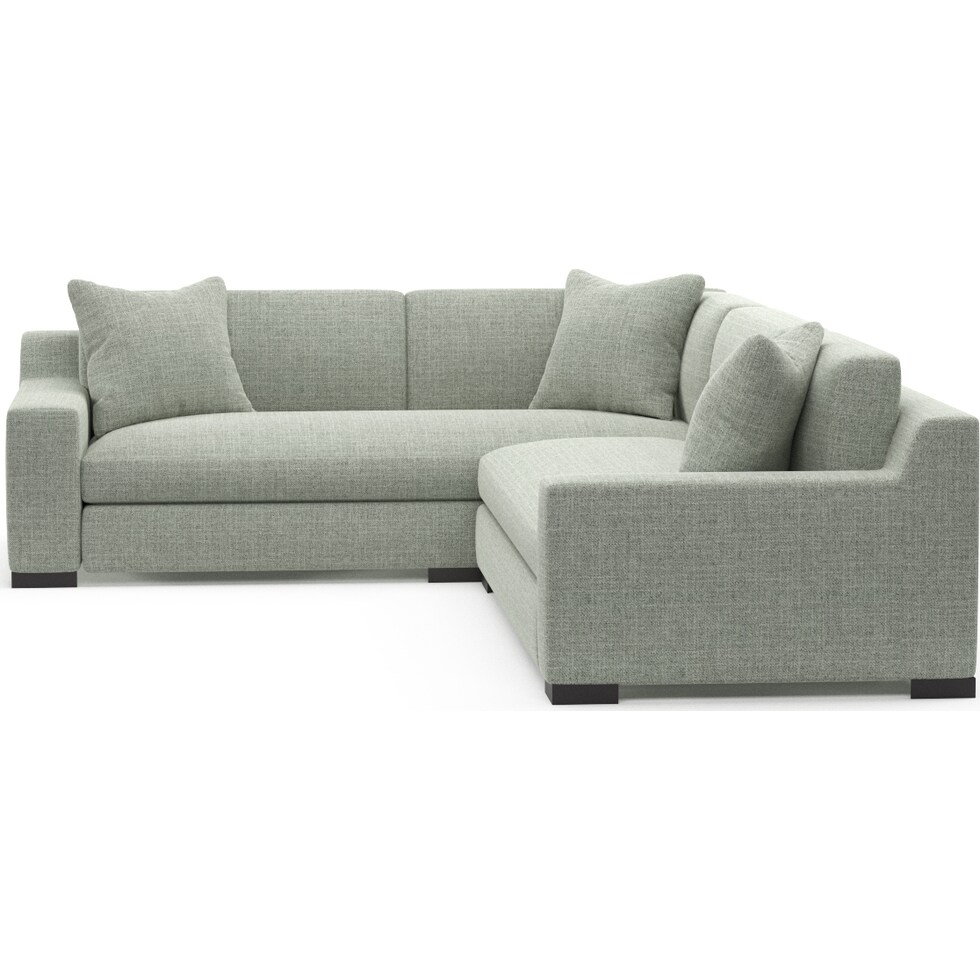 ethan blue sectional   