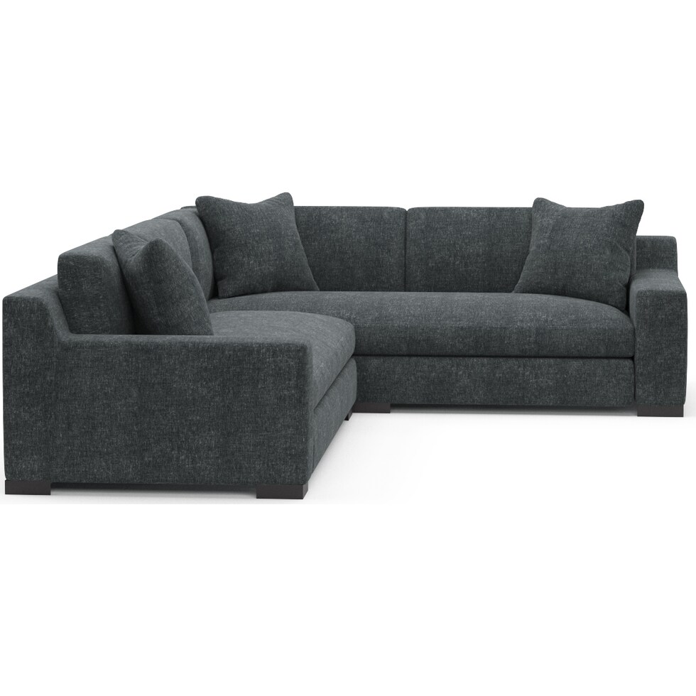 ethan blue sectional   