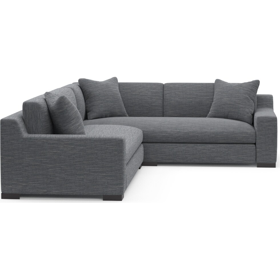 ethan blue sectional   