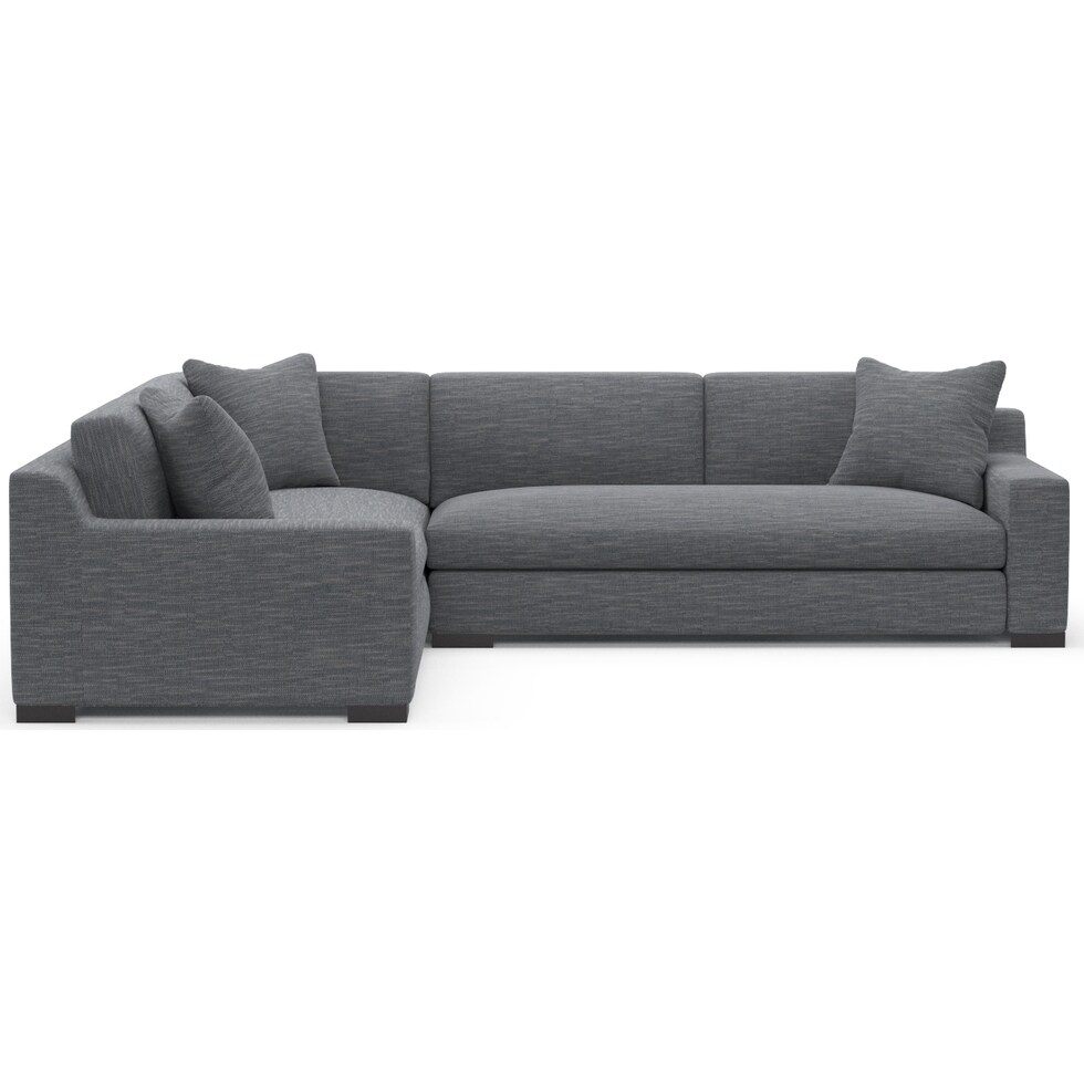 ethan blue sectional   