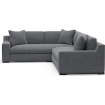 ethan blue sectional   