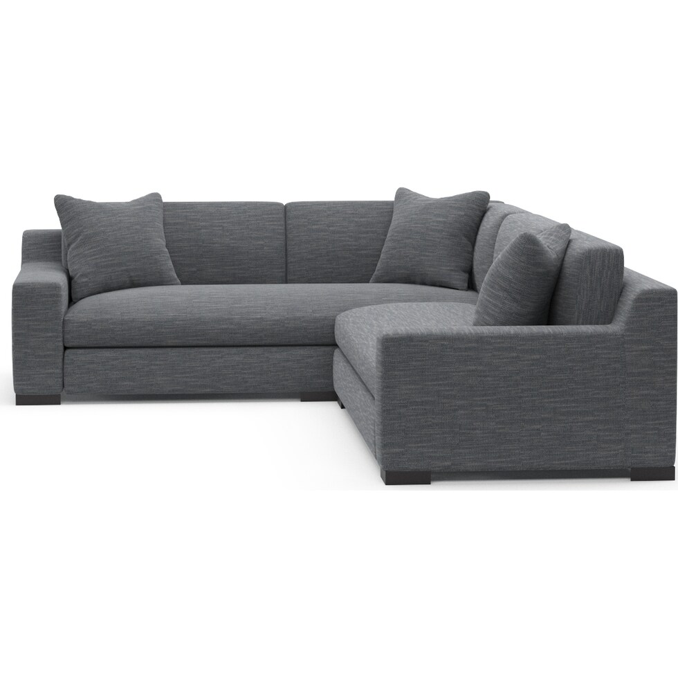 ethan blue sectional   