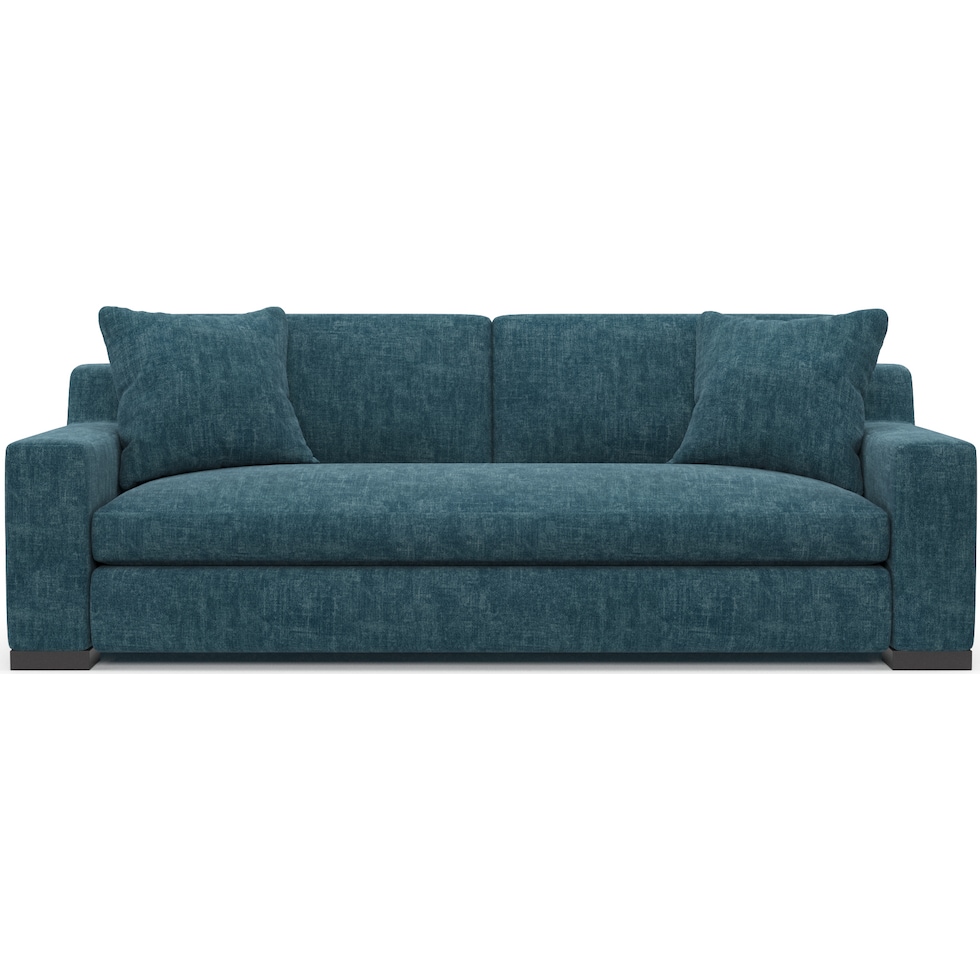 ethan blue sofa   