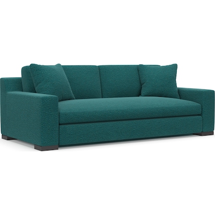 Ethan Foam Comfort Sofa - Bloke Peacock