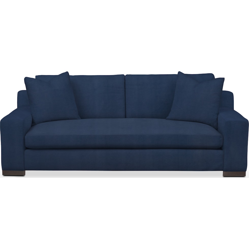 ethan blue sofa   