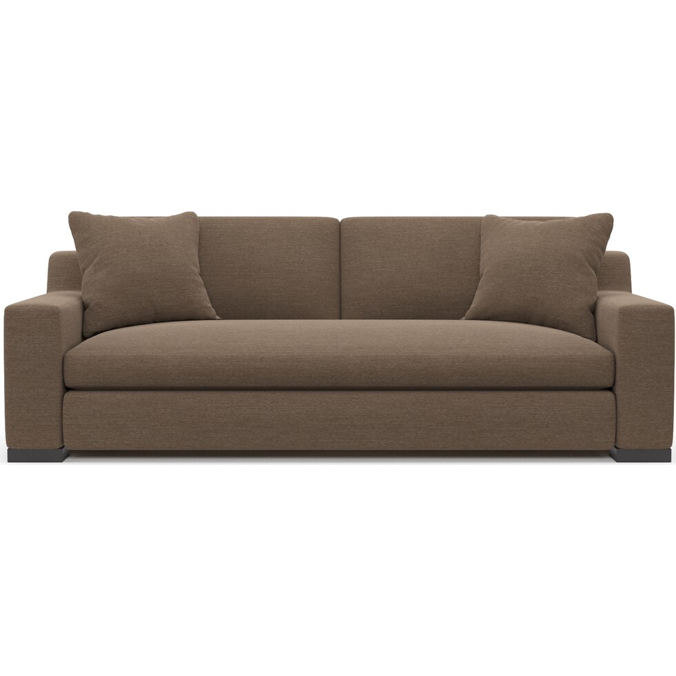 ethan dark brown sofa   