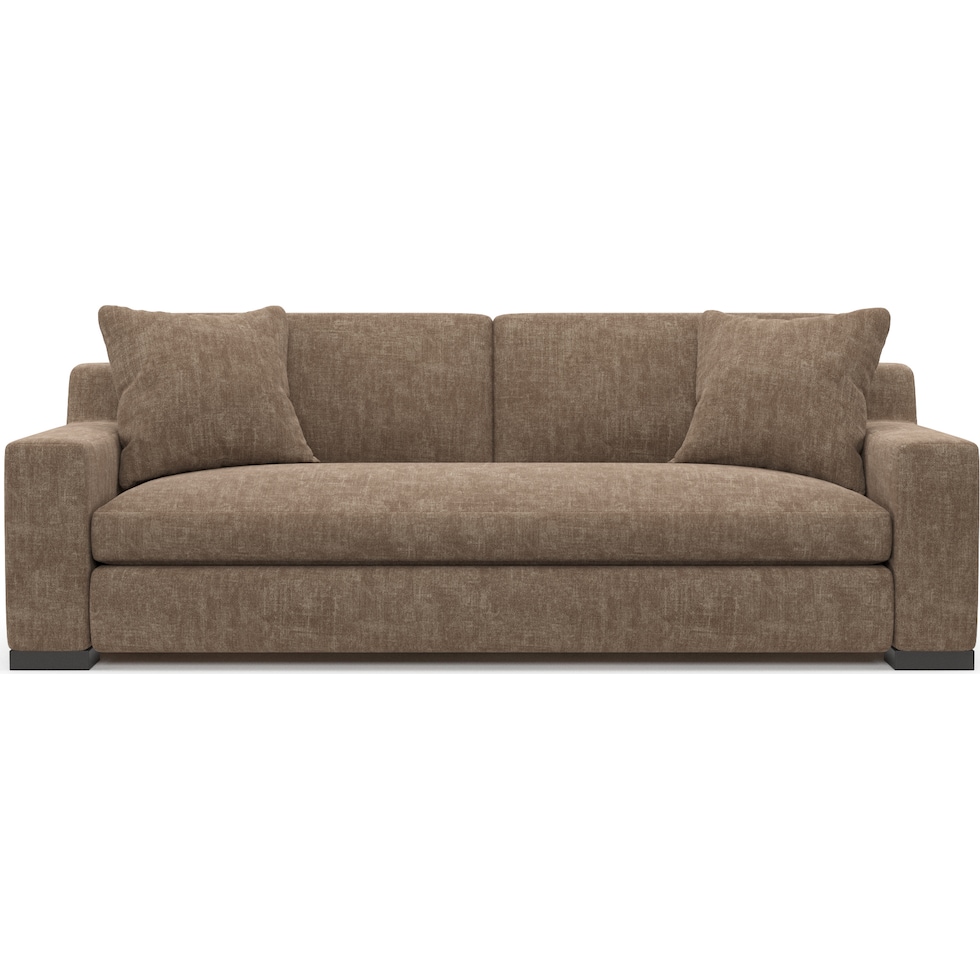 ethan dark brown sofa   
