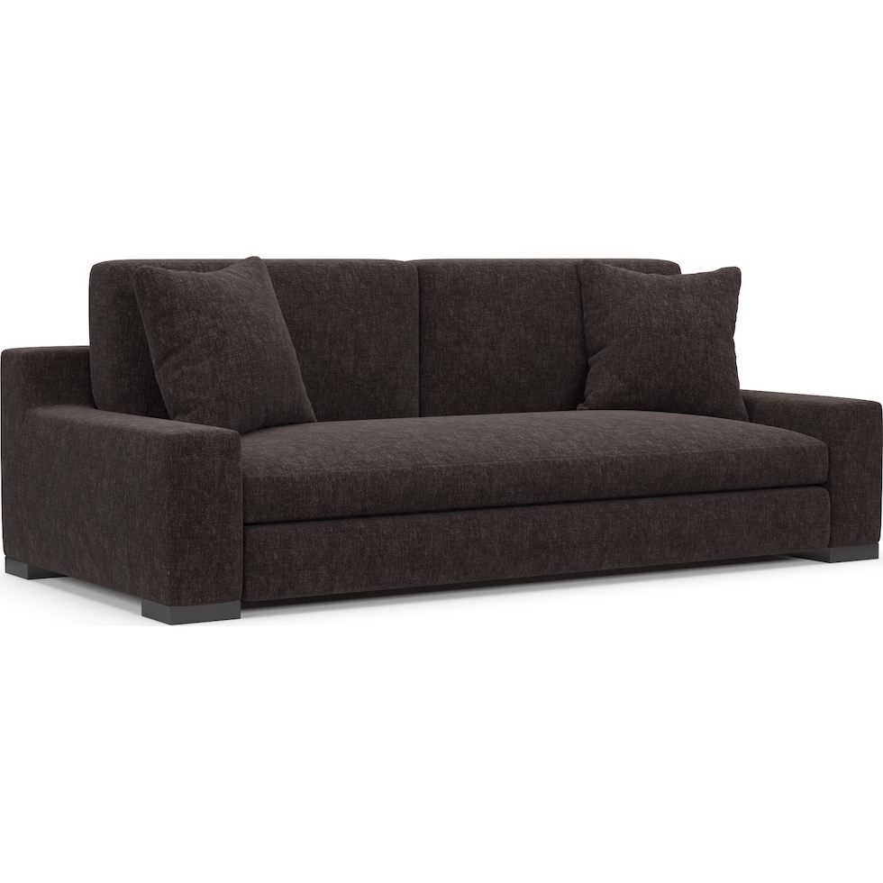 ethan dark brown sofa   