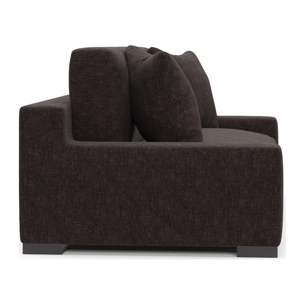 ethan dark brown sofa   