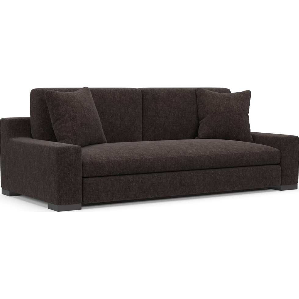 ethan dark brown sofa   