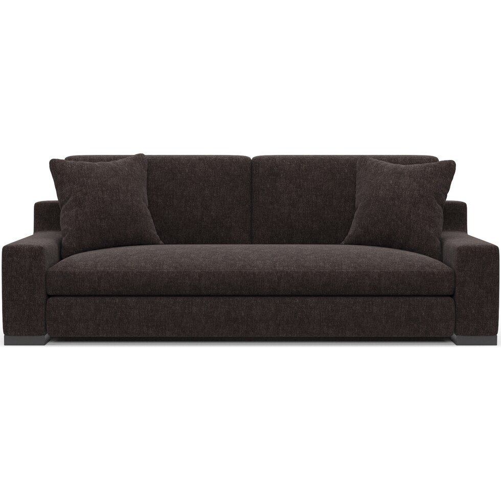 ethan dark brown sofa   